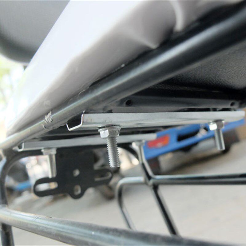 自行车后座垫带靠背山地车折叠车加厚后坐垫儿童座椅舒适带人坐垫