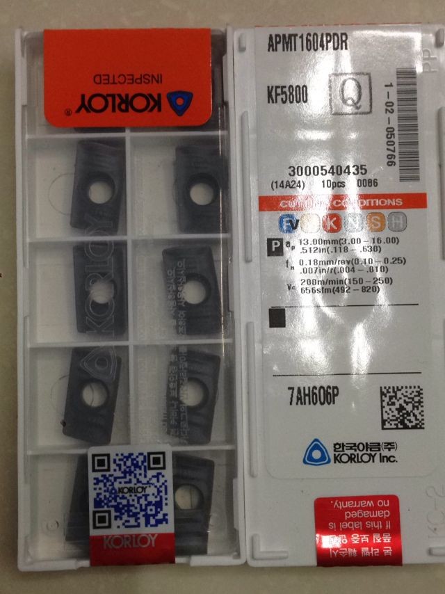 YLM数控刀片APMT1604PDR-Q  APMT1135PDR 数控铣刀片