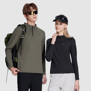 【何仙儿专属】红蜻蜓情侣装2025秋季新款卫衣单向导湿拉链打底衫