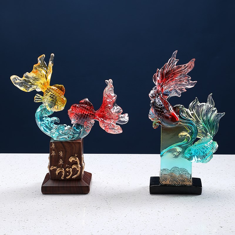 刺身摆盘装饰海鲜姿造酒店盘饰摆件高端菜品三文鱼拼盘盘式装饰品