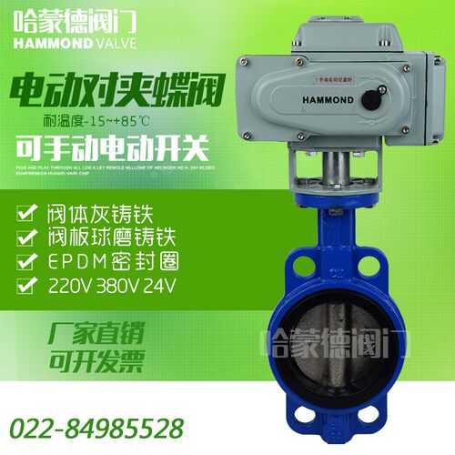 电动对夹式软密封调节蝶阀阀门DN40 50 65 80 100 125 150 200 32