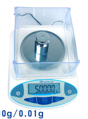 纪铭电子天平高精度电子秤0.1g/0.01g/0.001g适合纺织厂实验室JM