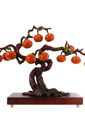 铜制工艺品福满江山摆件葫芦办公室家居玄关摆设送客户工厂