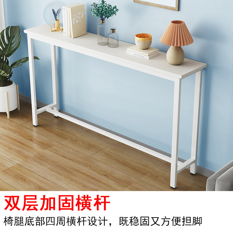 沙发后置物架靠墙落地窄条桌子一层简易阳台超窄床头缝隙长条桌