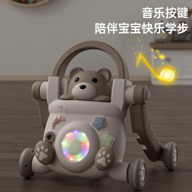 婴儿学步推车儿童学步车手推车防侧翻学走路多功能助步车宝宝玩具