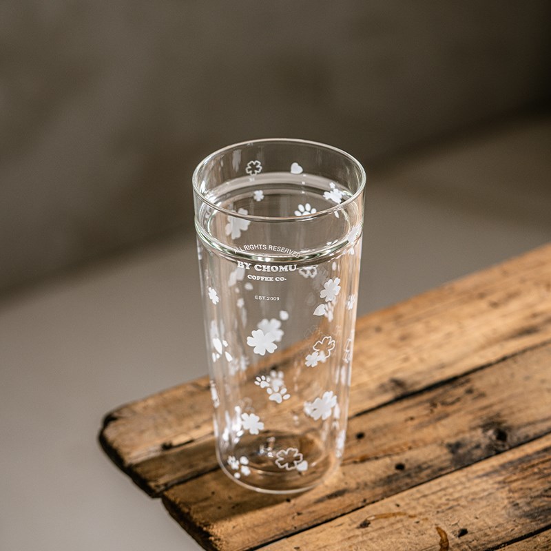 双层玻璃吸管杯大容量高硼硅耐高温水杯透明家用冰美式咖啡奶茶杯