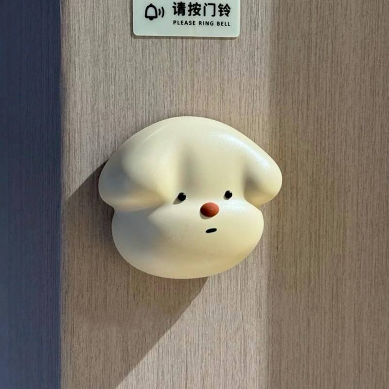 狗狗门铃c家用自发电无线门铃远距离感应分体式免布线手按门铃响