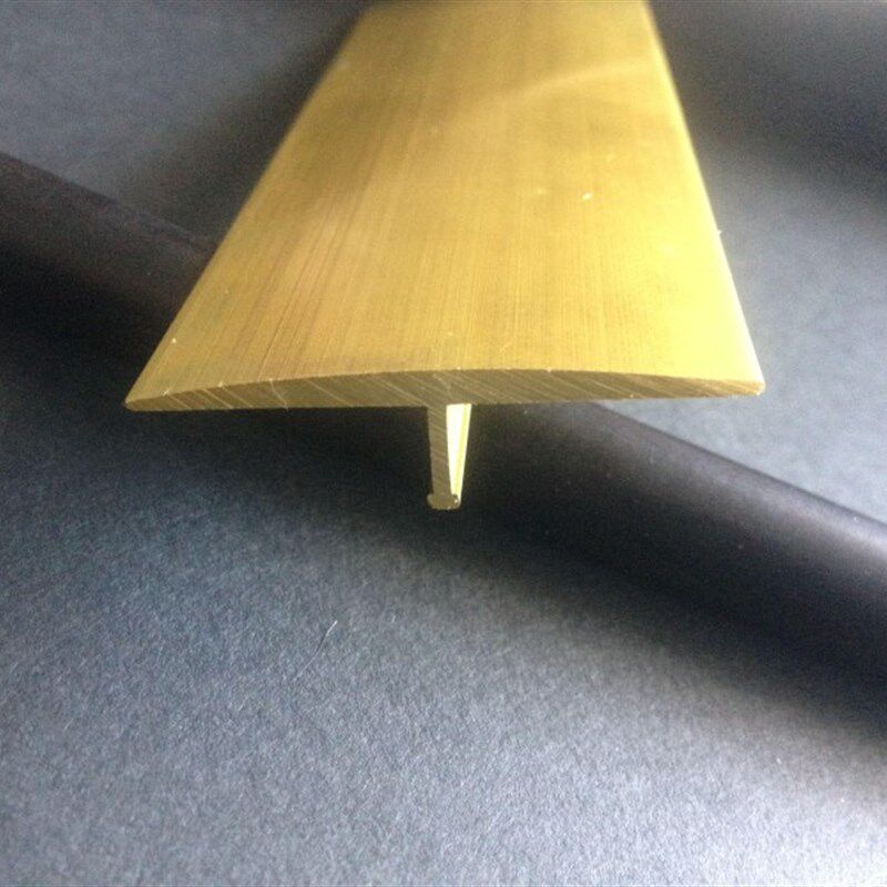 40宽T型丁字形地板压条铜收边条收边铜条铜嵌条压边W铜条优质低价