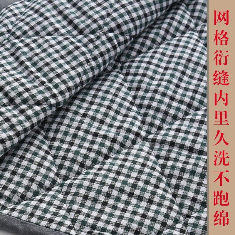 秋冬保暖衬衫男长袖全棉格纹厚夹袄中老年衬衣休闲直筒爸爸装