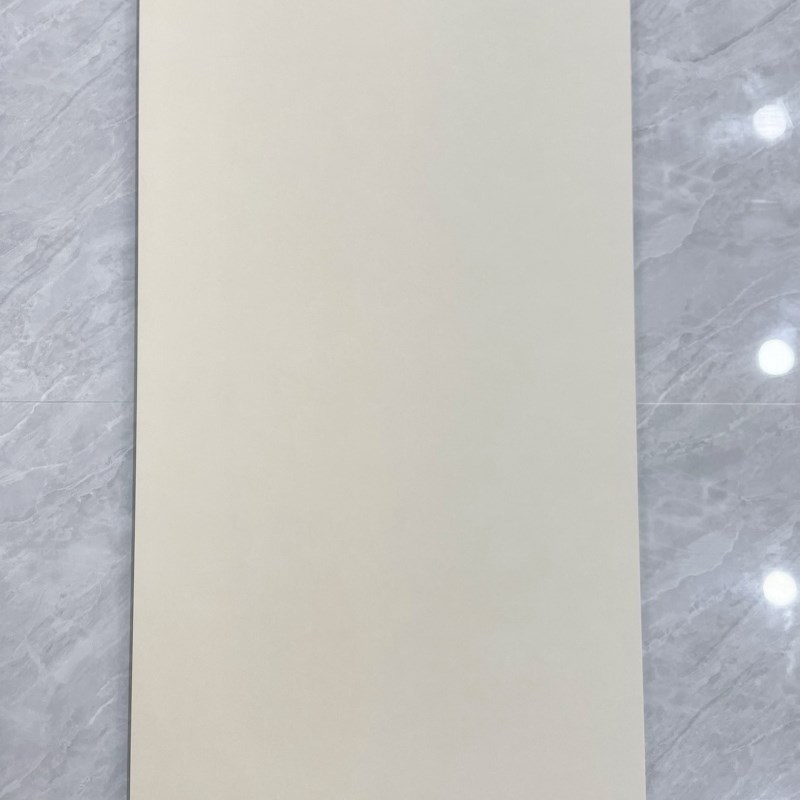 6001200柔光素色微水泥瓷砖哑光防滑地砖奶黄奶白耐磨仿古砖