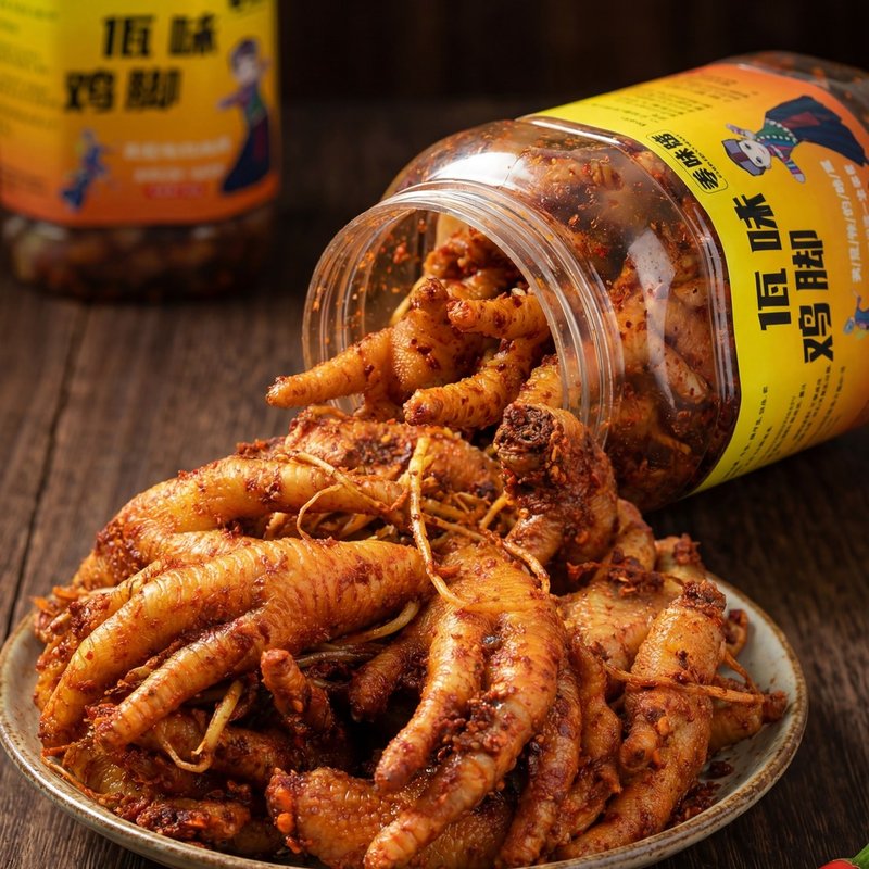 零味娃云南特产佤味鸡爪大杂烩牛皮菜根佤味鸡脚佤族零食追剧零食