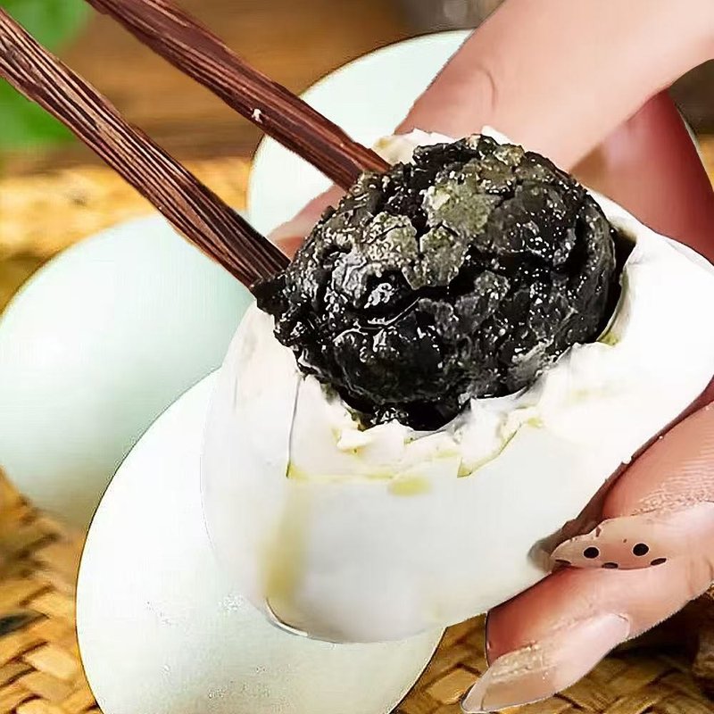 正宗东北臭鸭蛋流油起沙熟特臭鸭蛋咸鸭蛋微山老式山东不咸特臭蛋