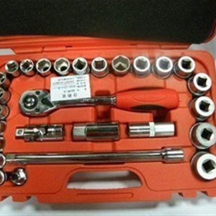 JETECH 上海捷科 SK1/2-27SP 27件套公制组套套筒工具 8-32MM