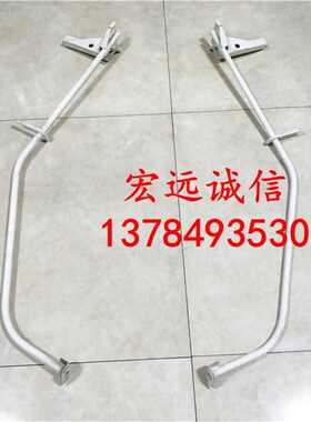 久保田手扶插秧机配件SPW-68C手扶六行左右压杆浮体浮舟保险杠