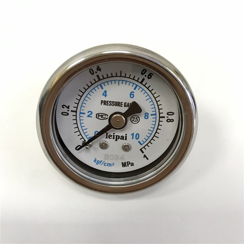 小直径不锈钢压力表 40-47mm 不锈钢轴向防腐压力表 1MPA 10KG