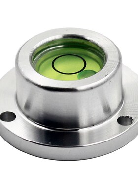 迷你小型法兰盘金属带底座绿水水准泡珠气泡水平仪22x15x9.5mm