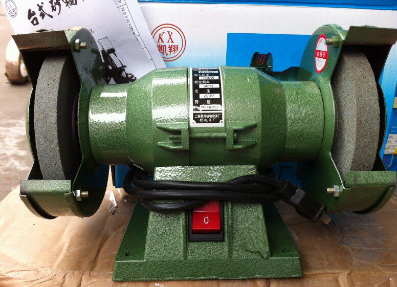 125MM150MM200MM250MM上海凯翔台式砂轮机 电机包换一年