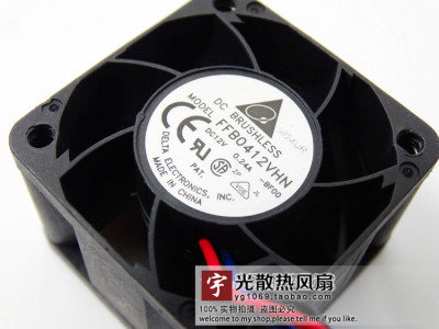 原装台达 FFB0412HHN/VHN/SHN 12V 4028 4CM/厘米 服务器散热风扇
