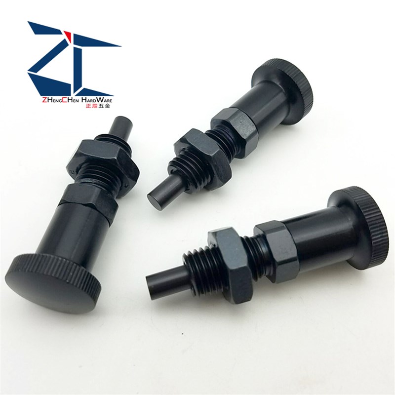 PXAF/PXKF5/6/8/10/12/16/16L复位型旋钮柱塞 细牙分度销平头销