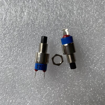 301ZQE进口法国APEM微型按钮键2脚复位电源开关3A125VAC常开孔6.3