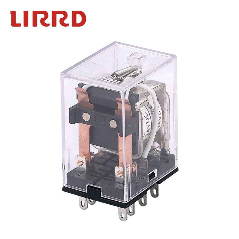 利尔德继电器LHH52PL/53P/LHH54P/LJQX-13F/14脚8脚24VDC AC220V - 实物图