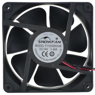 YY12038H24B 焊机医疗设备 DC24V 12CM 变频器风扇 0.40A SNOWFAN