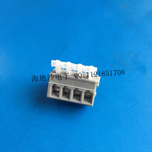 免螺丝弹簧式PCB接线端子KF 243-5.0-1P 灰色 可拼接 铜环保