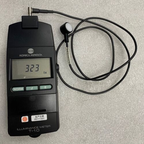柯尼卡美能达T-10A日本进口照度计T-10MA数字照度测量仪表亮度计