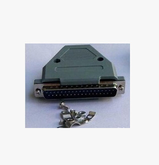 DB37公母焊接头37芯电脑并口连接器37PIN插头插座公头母头外壳
