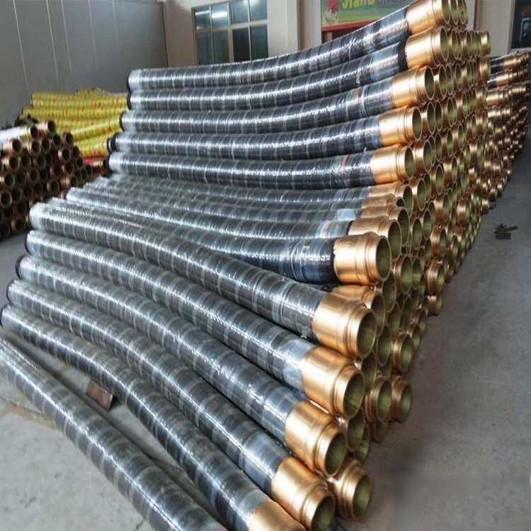 夹布蒸汽皮吸沙钢丝6寸水泥浆无碳橡热耐高温喷砂防静电挤压胶管