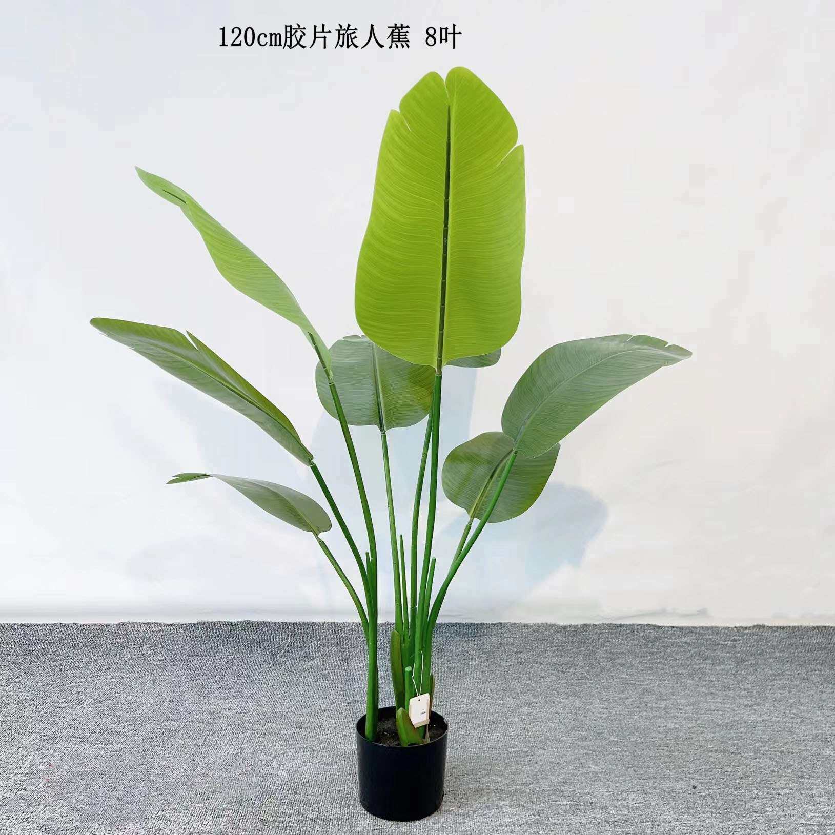 橱窗假植物盆栽北欧绿植装饰大型室内盆景仿真树落地旅人蕉天堂鸟