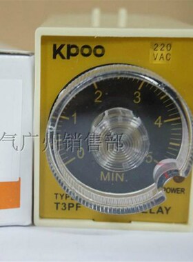 开普KPOO 断电延时型时间继电器 T3PF 5M /220VAC