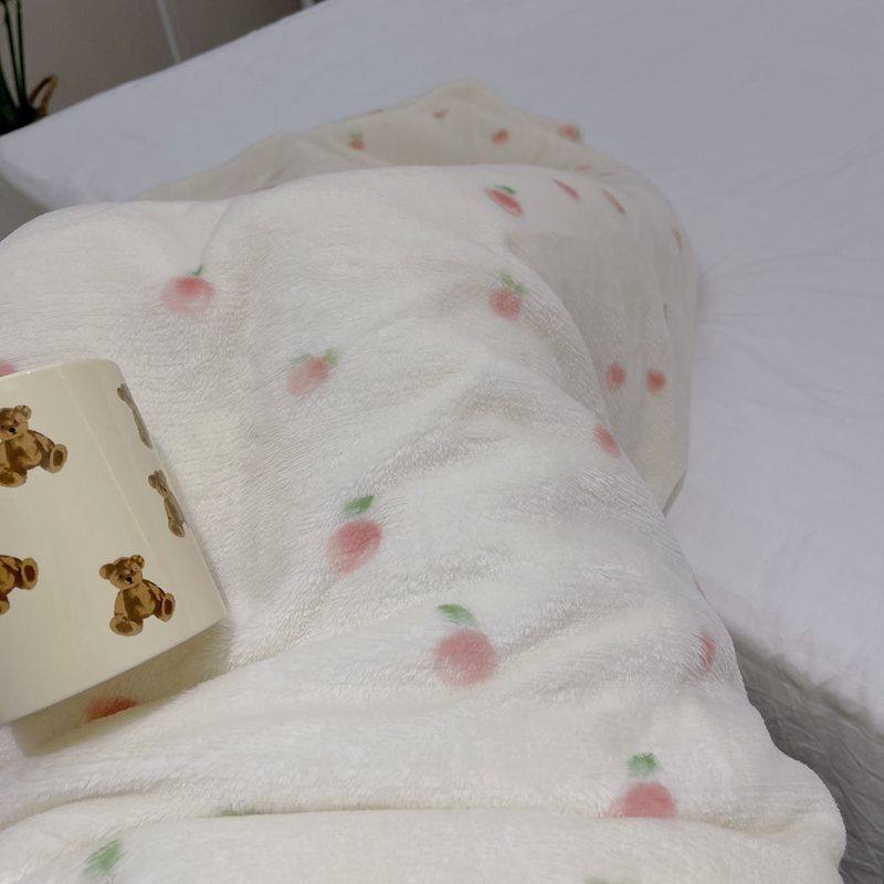小白桃可爱毛毯学生宿舍女生午休披肩盖腿毯子办公室空调毯午睡毯,橡塑材料及制品,塑料桶/塑料瓶/塑料罐,淘宝优惠券,粉丝福利购,淘宝优惠卷