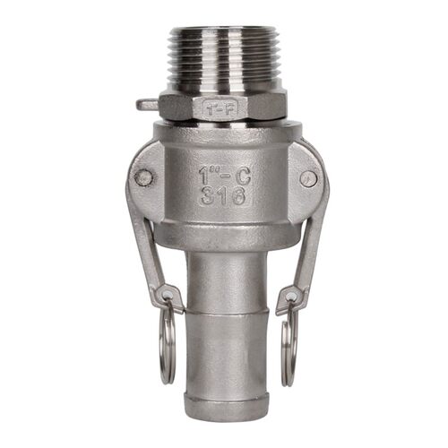 304不锈钢外丝宝塔快速接头套装f+c型扳把式卡扣快接头油管皮管