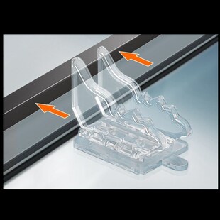 移动门锁衣柜玻璃窗户推拉门固定器防开扣纱窗锁免打孔移门锁卡扣