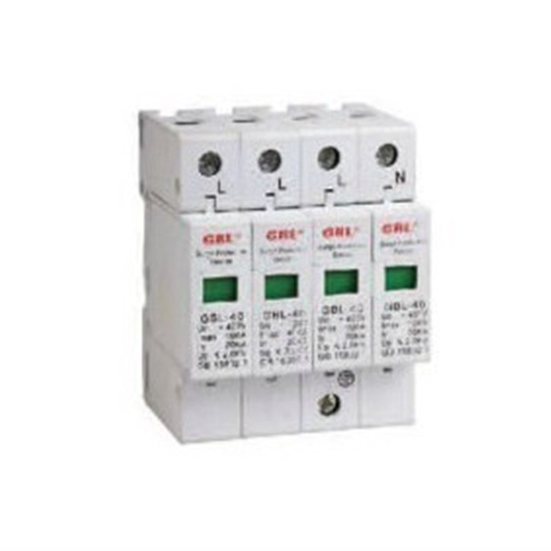 电源浪涌保护器 避雷器 防雷器 电涌保护器 GBL 40KA-80KA 4P
