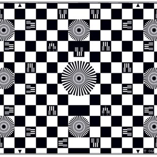 棋盘分辨率测试图卡镜头后焦距几何形状畸变光栅一致性测试chart