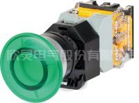 11MD 22D 不自锁 Lin欣灵牌按钮开关带灯蘑菇头按钮LAN38