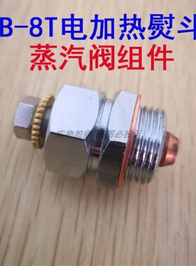 大阪B-8T电加热全蒸汽熨斗连体蒸汽阀 汽闸 烫斗气阀 大阀门 配件