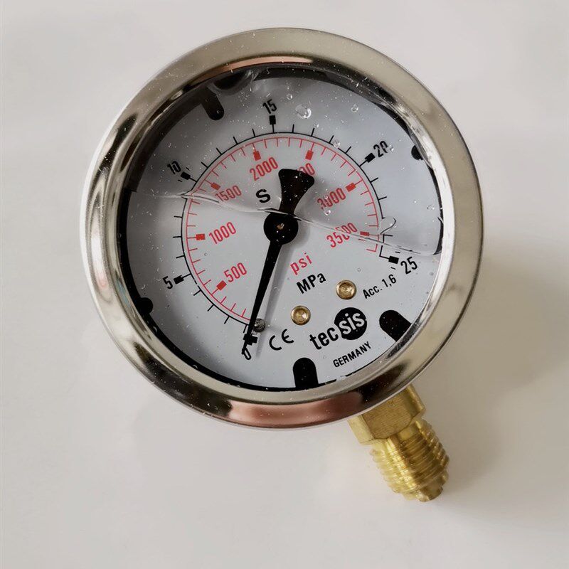 tecsis泰科思压力表油压表1454液压表60mm震德海天注塑机油表G1/4