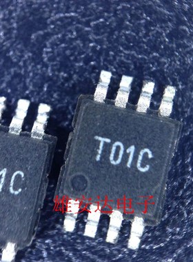 丝印T01B LM75BIMM-3 LM75BIMMX-3 数字温度传感器 MSOP8全新原装