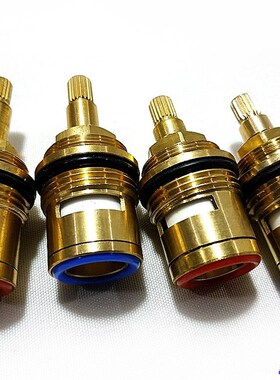 铜瓷芯6分大G3/4牙 暗装龙头淋浴花洒配件冷热混水阀芯 暗阀阀芯