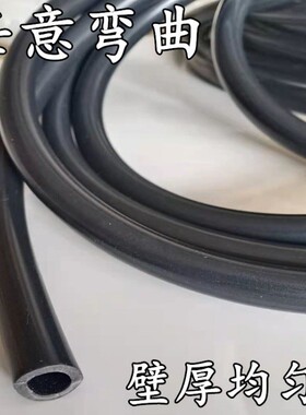 黑色硅胶管 软管耐高温 硅橡胶管无毒1/2/2.5/3/4/5/6/7/8/9/12mm