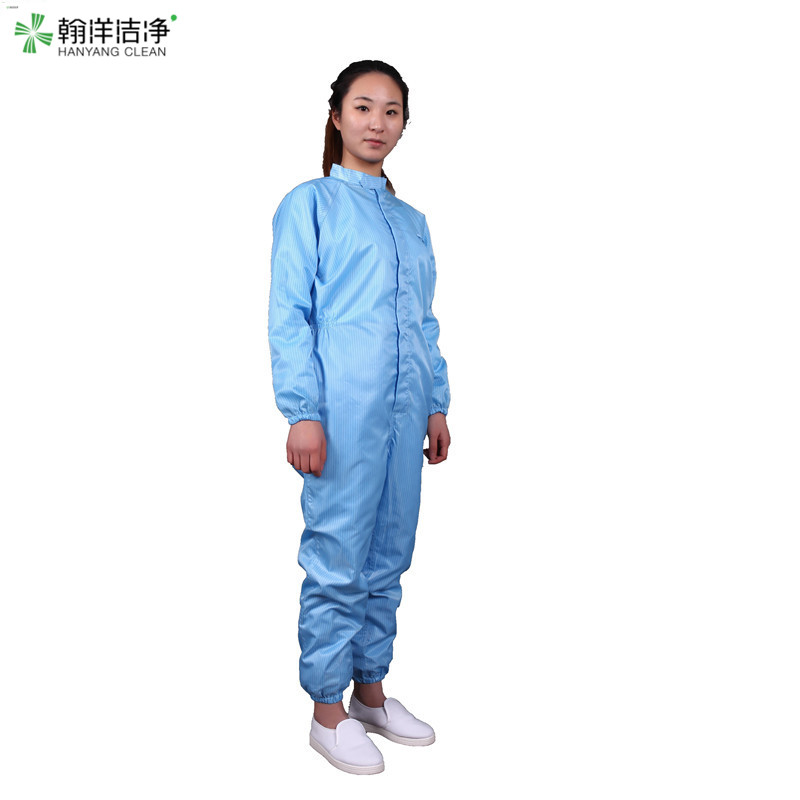 防静电二连体服防尘食品服无尘车间工作服连帽净化服静电衣服