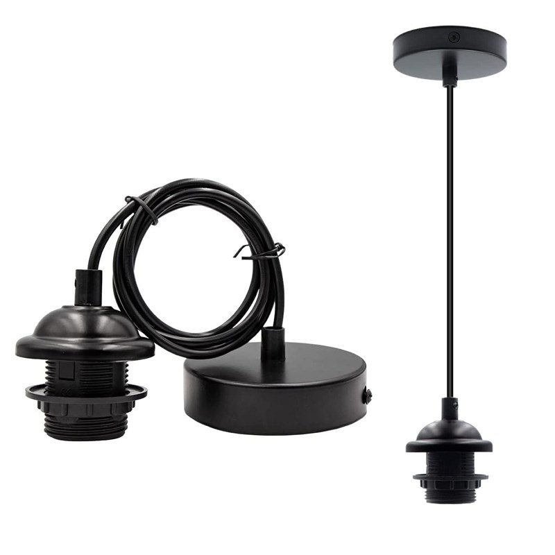 包邮E27灯头大螺口明装灯座 复古工业风简装餐吊单头DIY吊灯