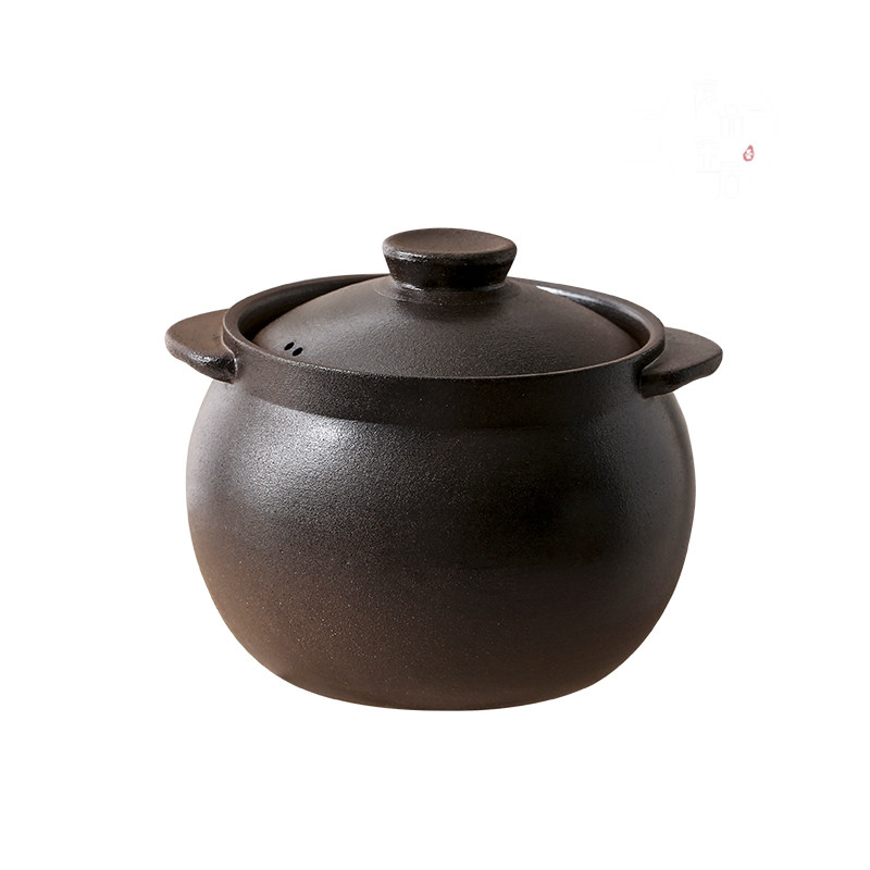 【古法煮茶】煮茶器黑晶炉煮奶茶陶瓷碗泡法器粗陶煮茶碗煲汤养生