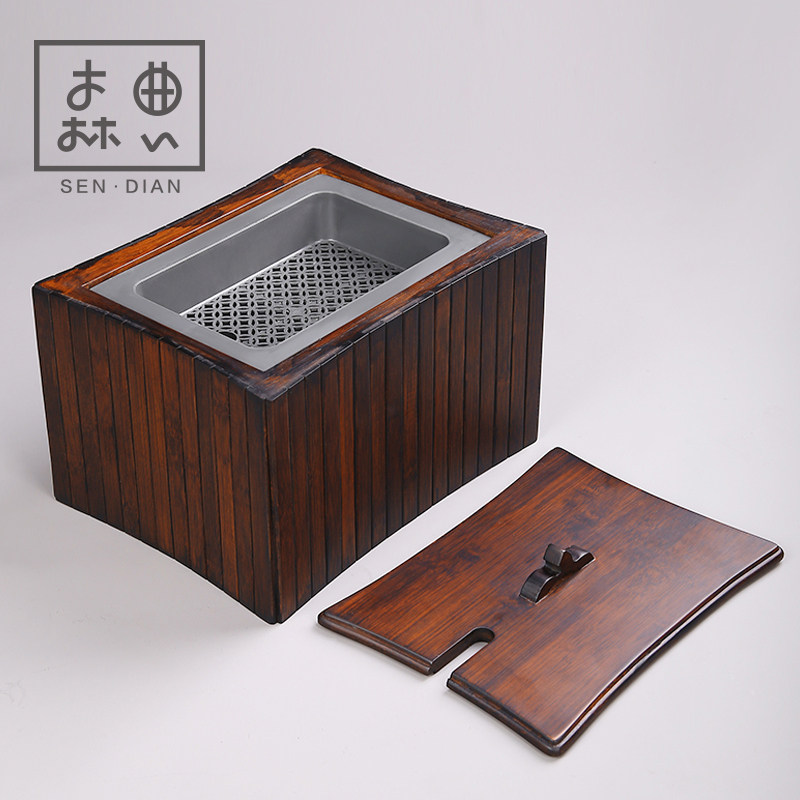 茶水桶茶道茶桶茶渣桶功夫茶具配件茶叶桶接水R桶茶叶过滤桶废水