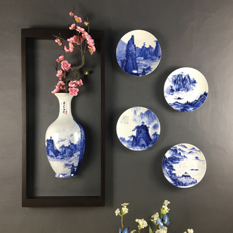 墙壁装饰品沙发背景墙装饰挂件墙上花盆壁挂房间布置进门墙面挂饰