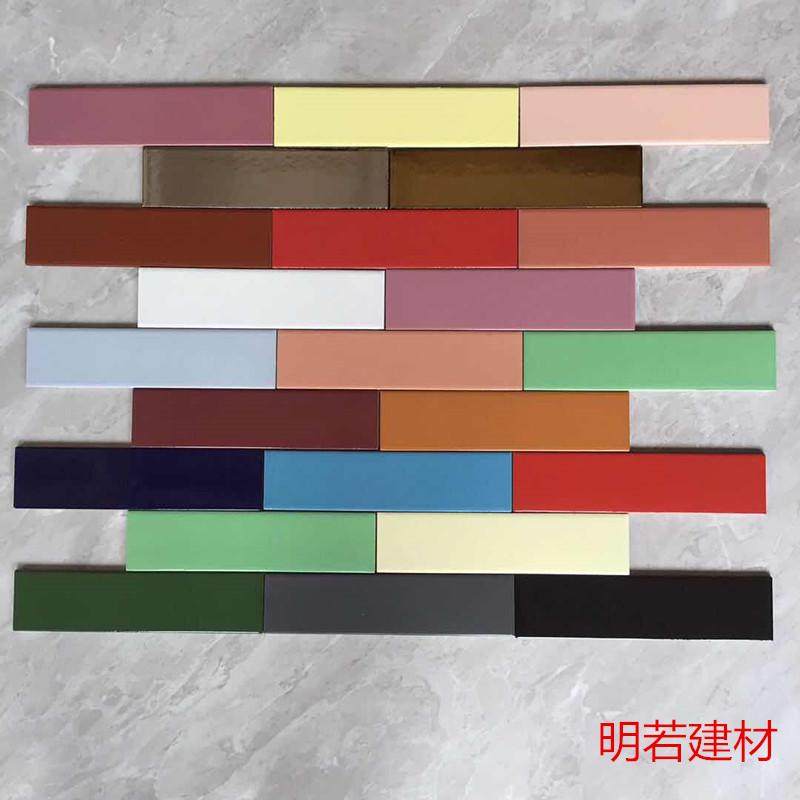 墙砖 60x240条砖砖100x200外白色釉面砖45x195红色银色彩色金色