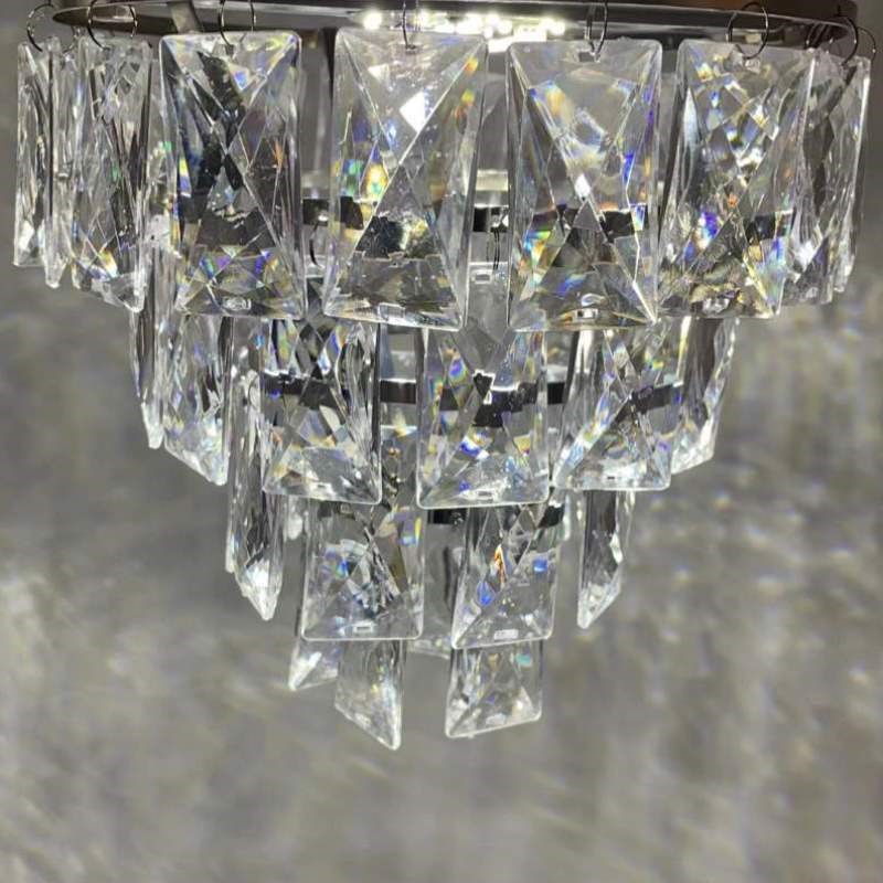 装饰婚礼吊灯新款冰条婚庆路引铁艺欧式路灯堂发光舞台引水晶冰晶